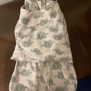Fleece Halo used swaddle sleep sack, size 0-3 month
